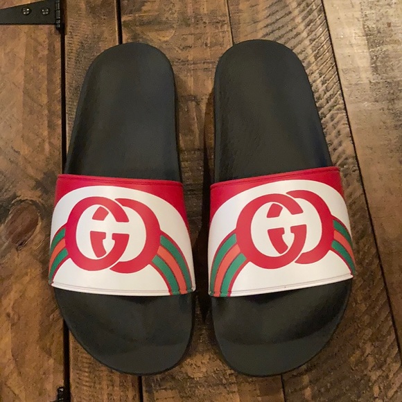 gucci rainbow slides